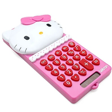 Calculadora Hello Kitty: 8 Dígitos e Super Fofa!
