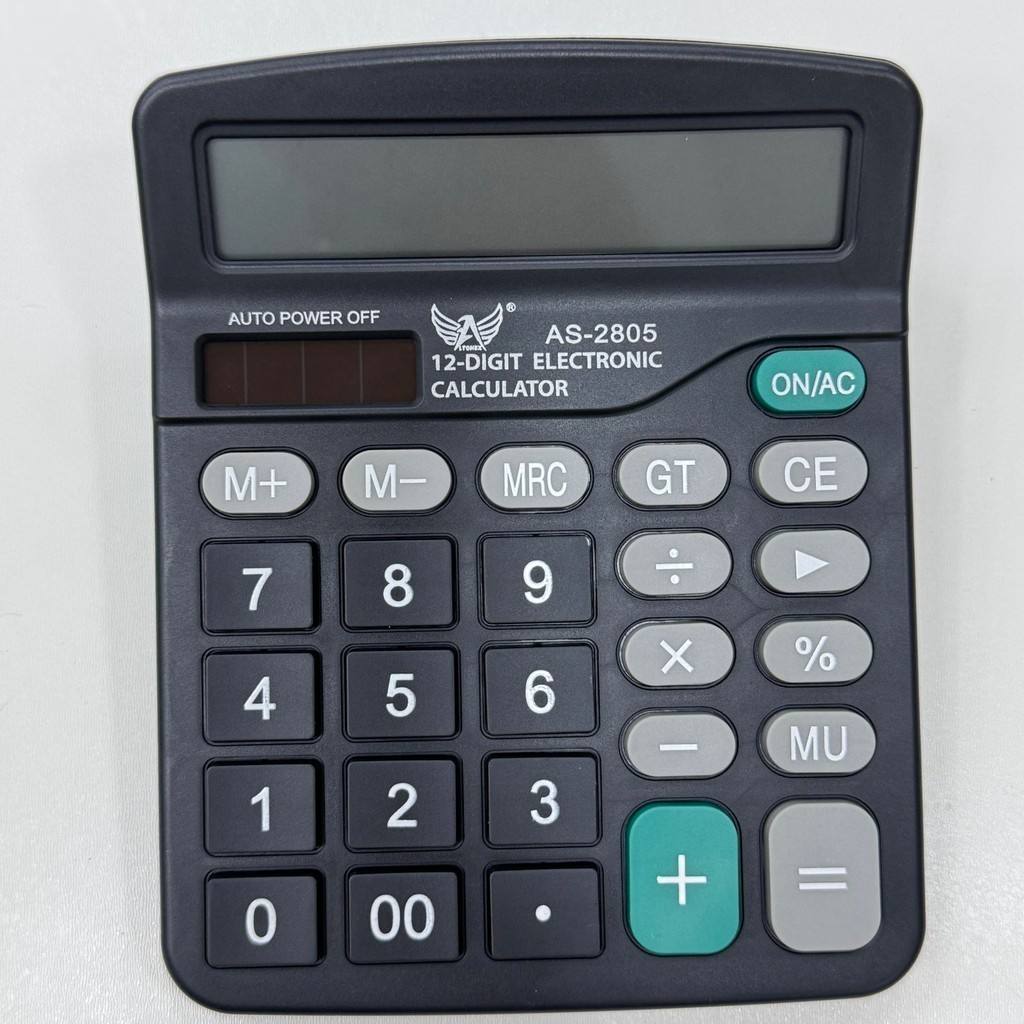 Calculadora Solar 12 Dígitos: Eficiência no Escritório!