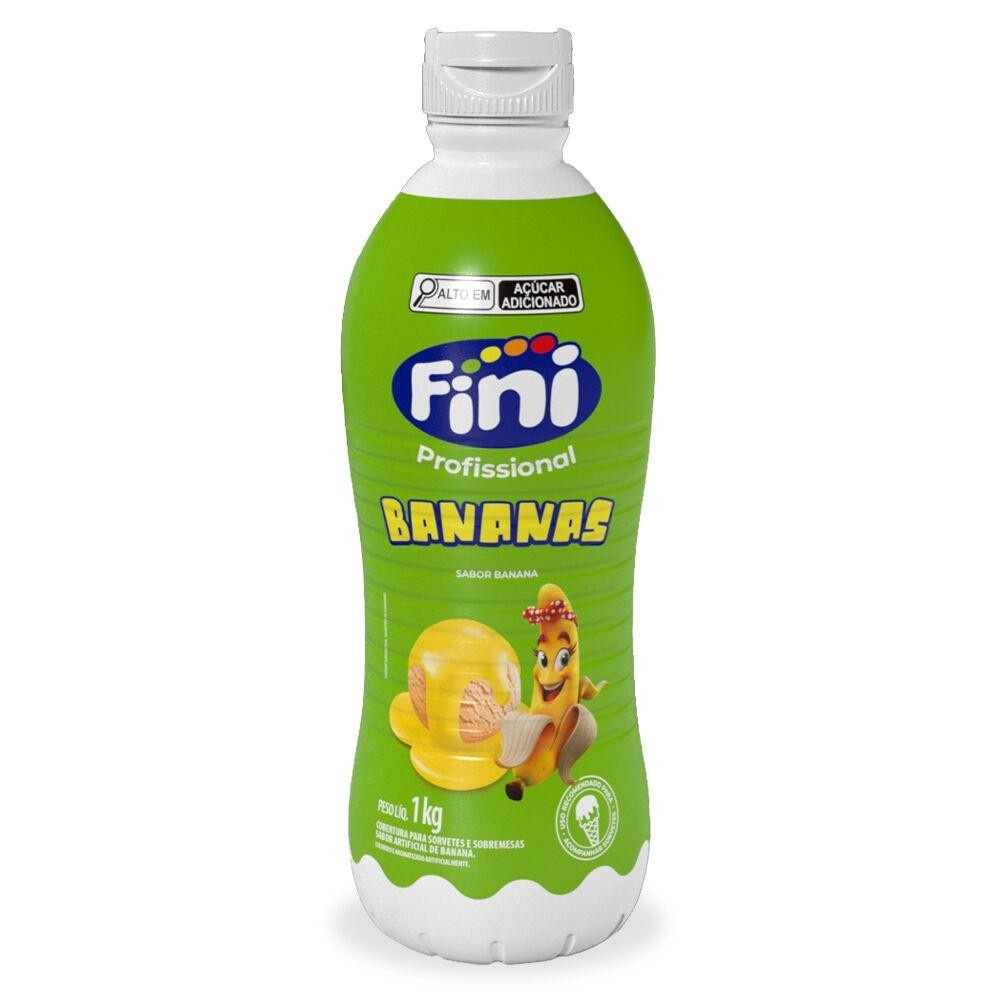 Calda de Banana para Sorvete 1kg - Transforme Seus Doces