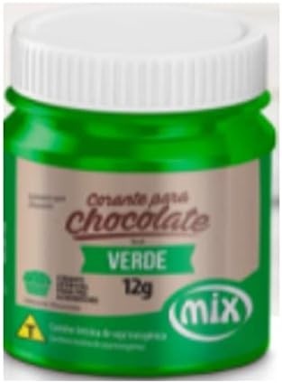 Corante Para Chocolate, Bombons, Trufas, Caldas, Kit 6 Potes Mix