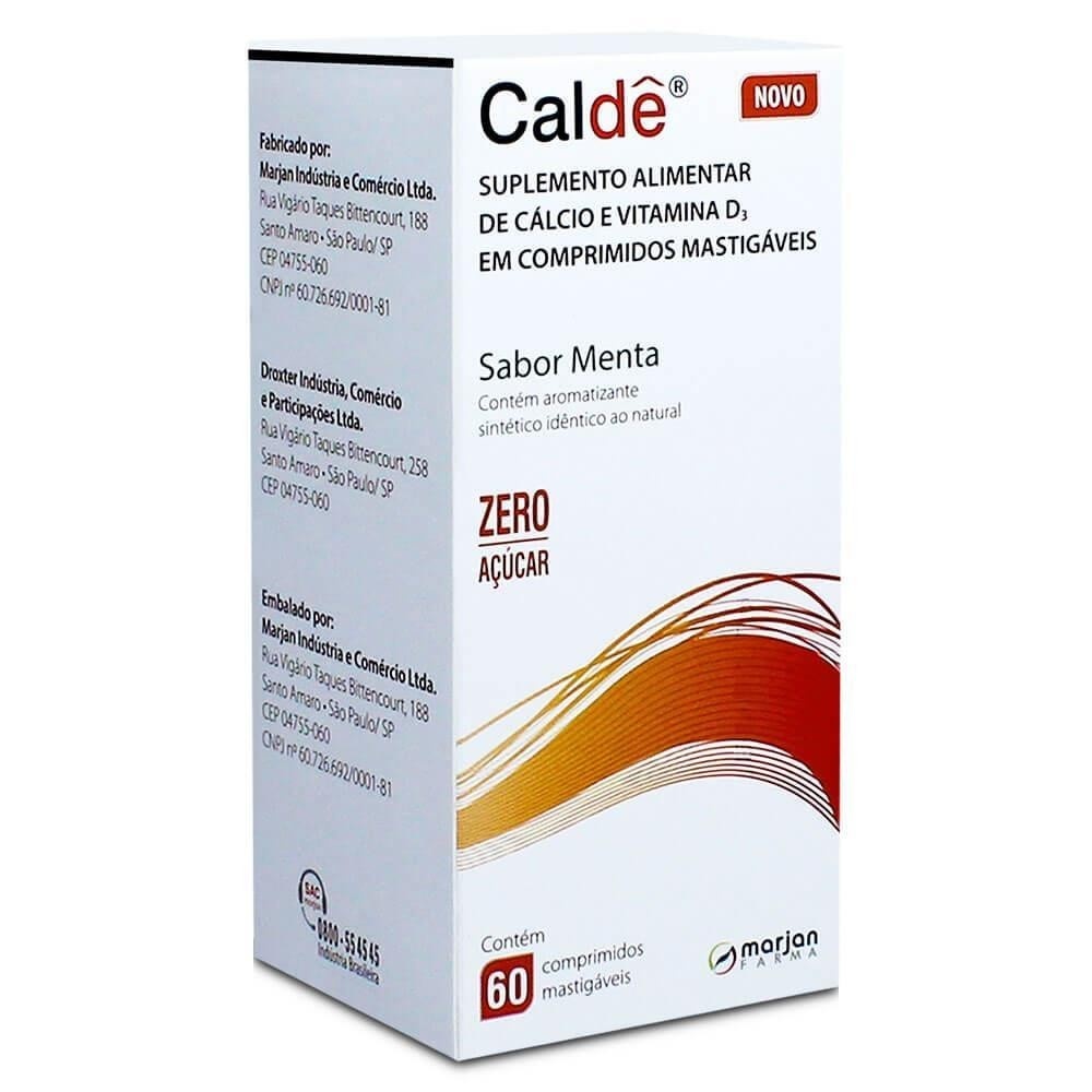 Caldê 60 Comprimidos: Saúde Óssea com Sabor Menta
