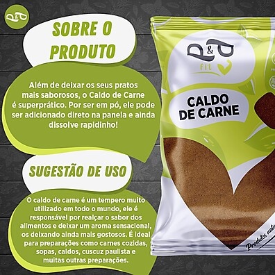 Caldo de Carne P&P: Sabor Intenso em 500g 🥩