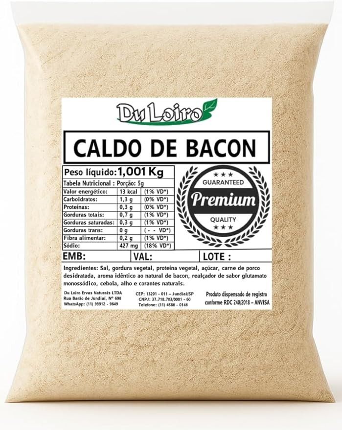 Caldo de Bacon em Pó (500g)