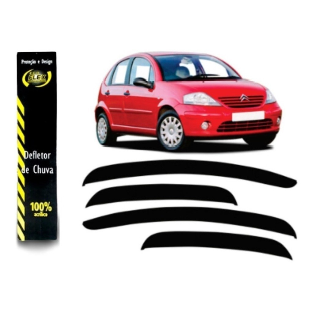 Calha de Chuva Citroen C3 2003 a 2012 - 4 Portas 71001A