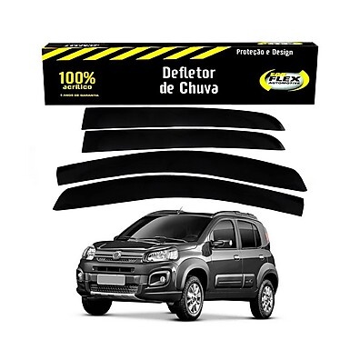 Calha Defletor Chuva Fiat Uno (2010-2022)