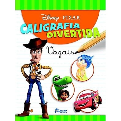 Caligrafia Divertida Disney Pixar – Aprenda Vogais com Diversão