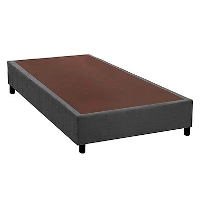 Cama Box Base Solteiro Universal Suede Gray: Conforto e Qualidade