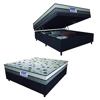 Cama Box Baú Casal Gazin: Conforto e Espaço Extra