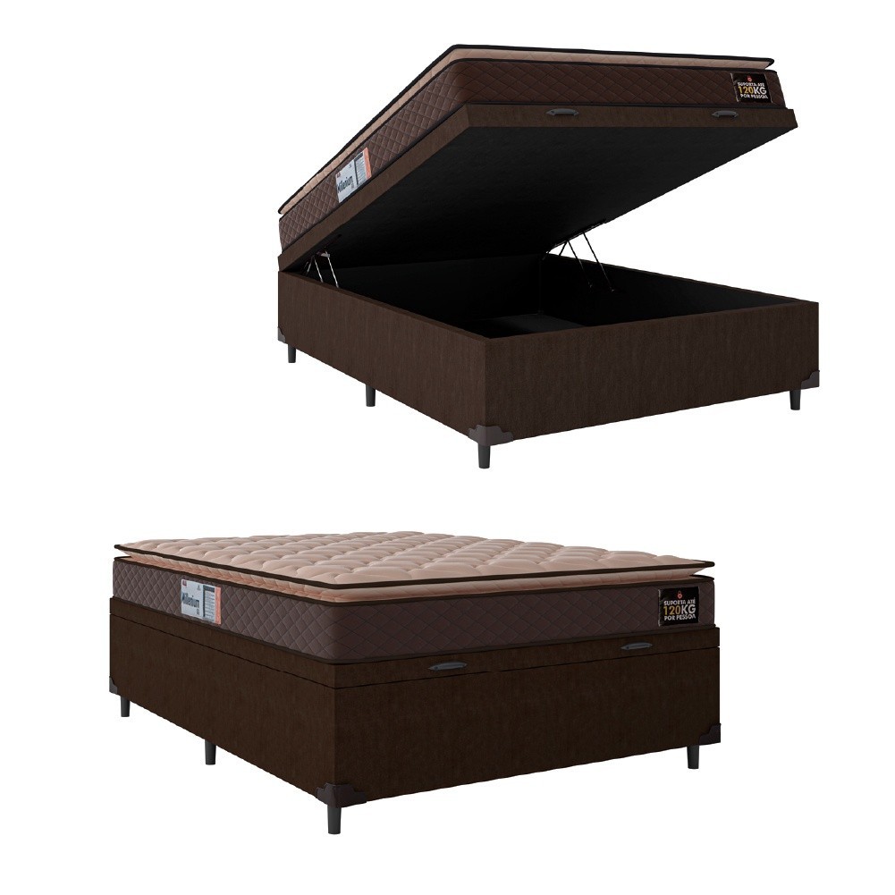 Cama Box Baú Casal Hellen: Conforto & Espaço!