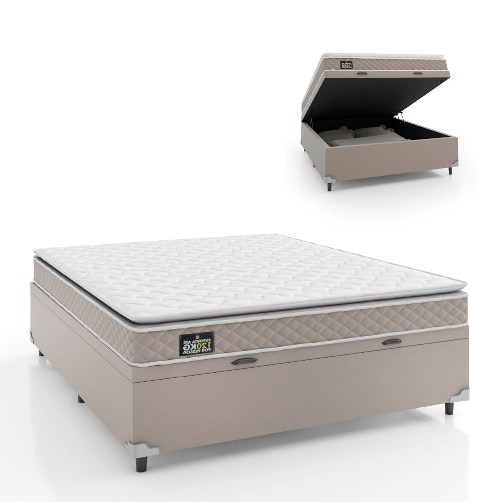 Cama Box Baú Casal Millenium: Conforto e Espaço!