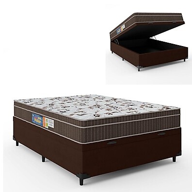 Cama Box Baú Casal Orthoface: Conforto + Espaço!