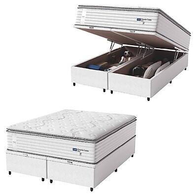 Cama Box Baú King: Conforto & Espaço!