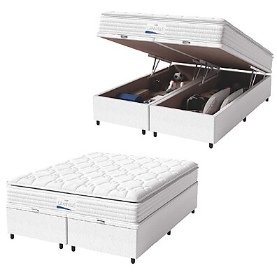 Cama Box Baú King Size: Conforto & Espaço!