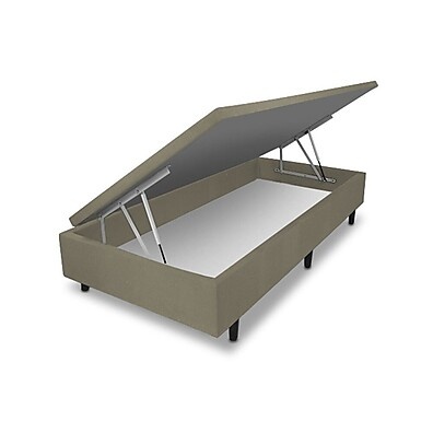Cama Box Baú Solteirão Yescasa Bege: Organize e Descanse!