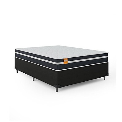 Cama Box Casal Qatar 138x188cm - Conforto e Qualidade