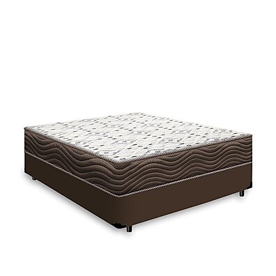 Cama Box + Colchão Ortobom Iso 150 D45: Sono Firme!