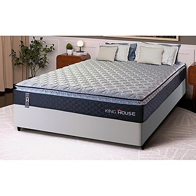 Cama Box Dakota Preto 128x188: Conforto e Qualidade