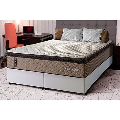 Cama Box King Atlanta Bege: Conforto e Qualidade