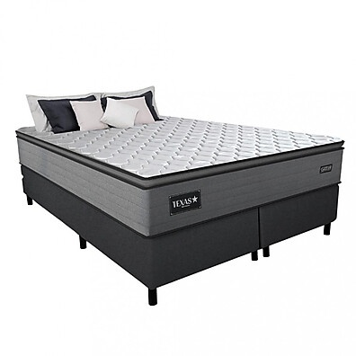 Cama Box Queen 158cm Molas Ensacadas Texas 2CEN Gazin – Conforto e Qualidade