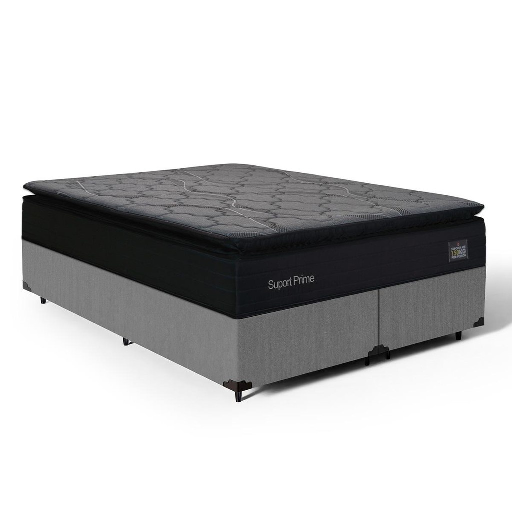 Cama Box Queen D45 Pillow Top: Sono Firme + Praticidade