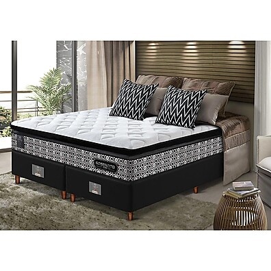 Cama Box Queen Pillow Top: Sono Perfeito!