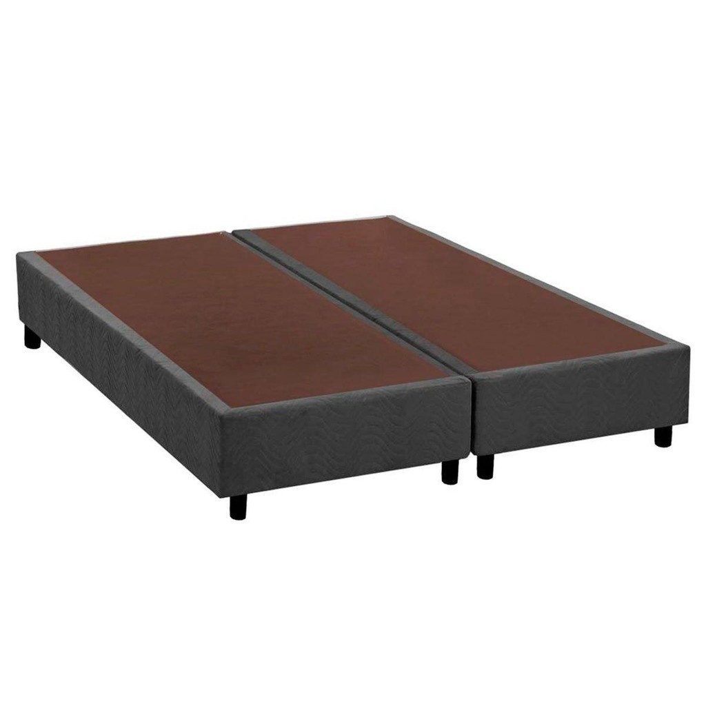 Cama Box Queen Suede Cinza: Conforto e Qualidade