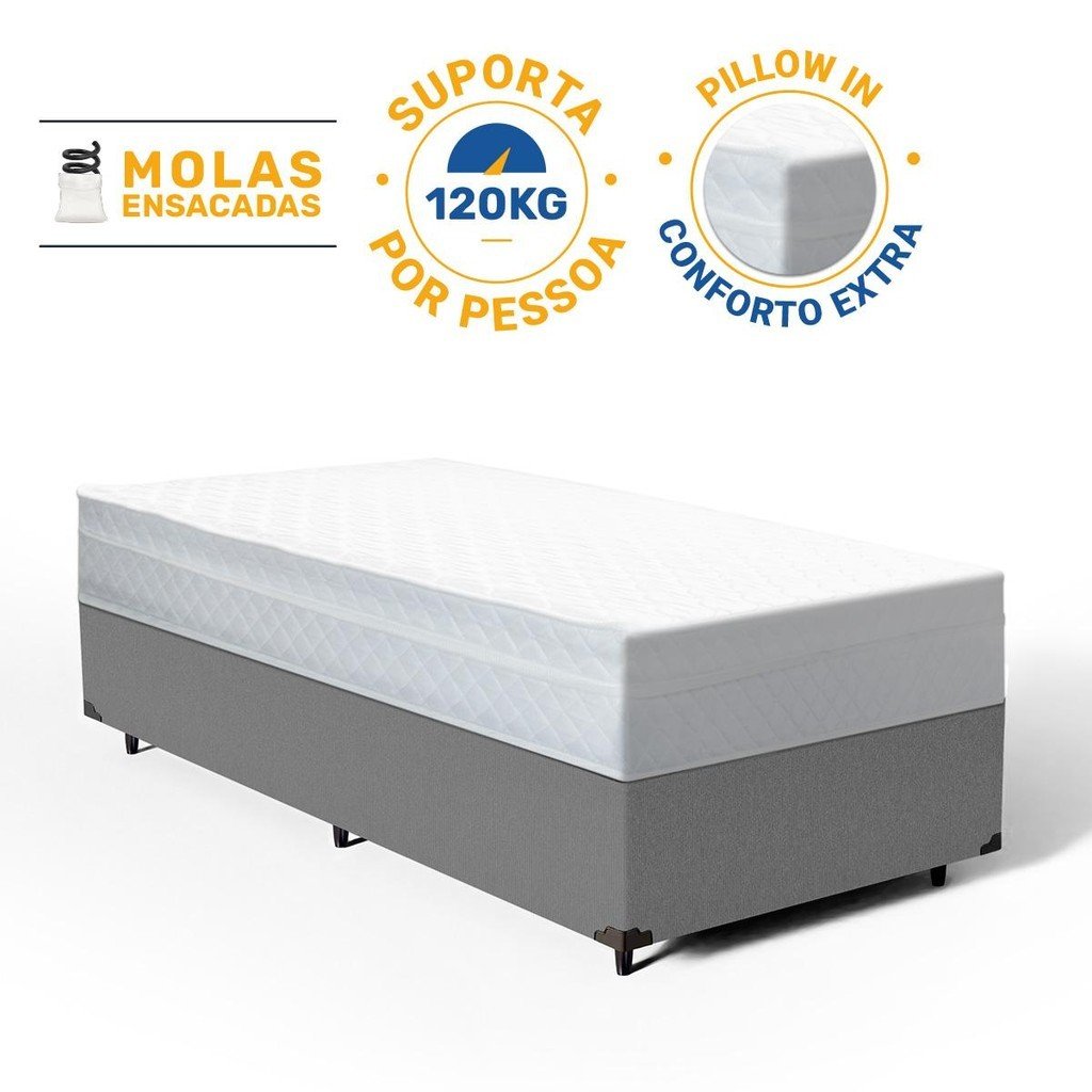 Cama Box Solteiro 88cm: Conforto e Qualidade!