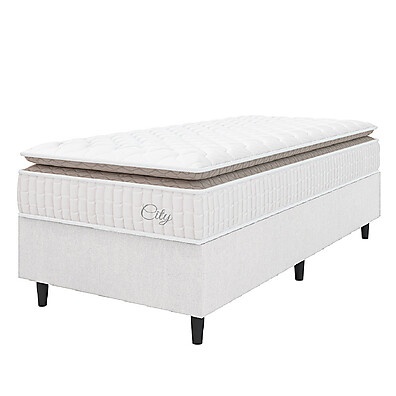 Cama Box Solteiro City: Conforto e Sono Perfeito!