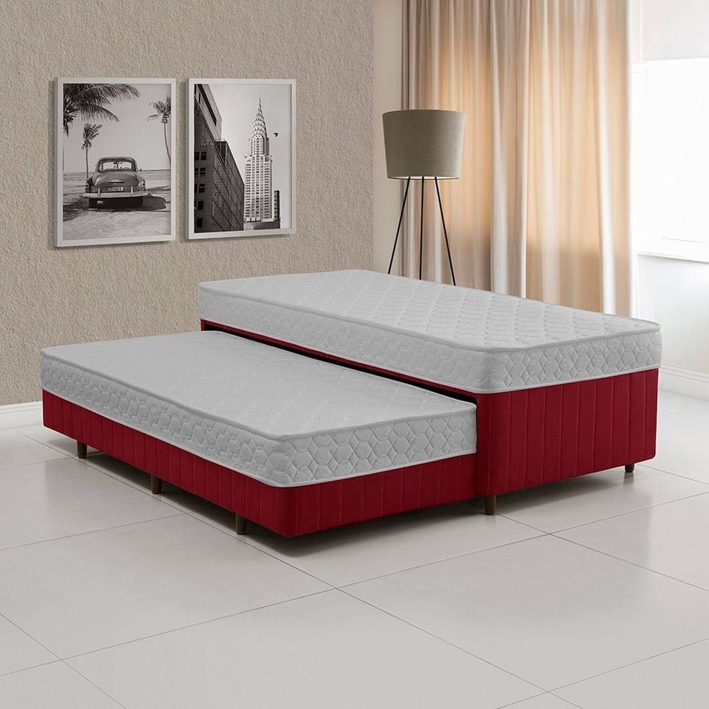 Cama Box Solteiro com Auxiliar: Conforto e Praticidade