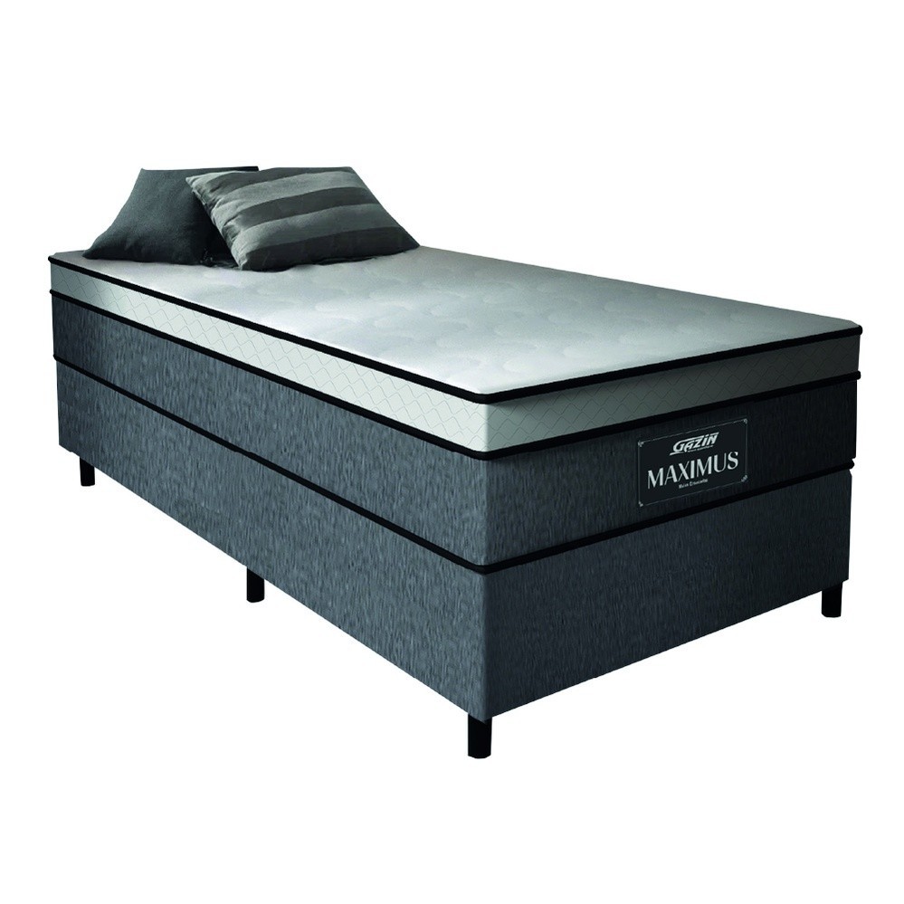Cama Box Solteiro Gazin Maximus: Conforto e Qualidade!