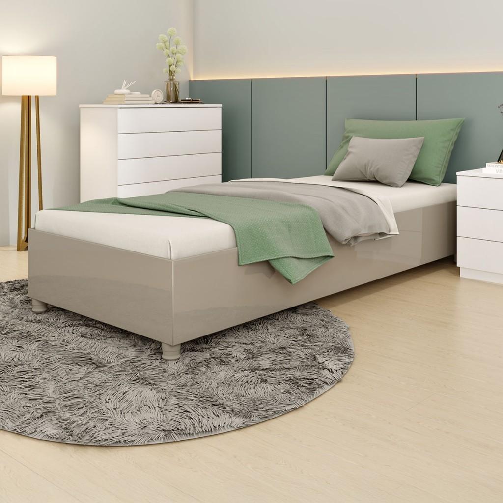 Cama Box Solteiro Mônaco: Conforto e Estilo!