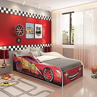 Cama Carro Infantil Logan: Sonhos de Velocidade!