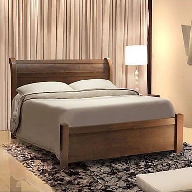 Cama Casal Madri Espresso New Canion – Elegância e Resistência em MDF