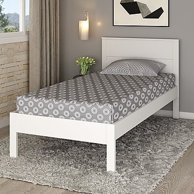 Cama de Solteiro 190x92cm Branca – Conforto e Espaço Inteligente
