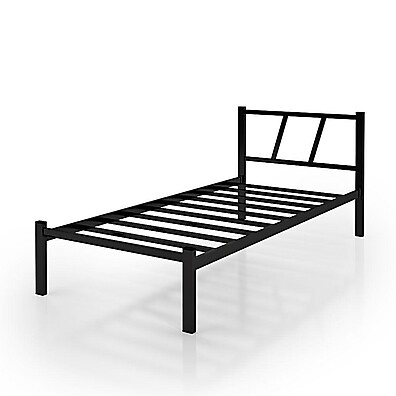Cama de Solteiro Aço Helena: Resistência e Estilo!
