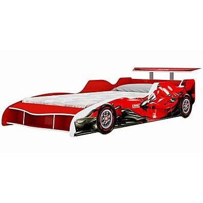 Cama de Solteiro Gelius Carro F1 – Diversão e Estilo no Quarto