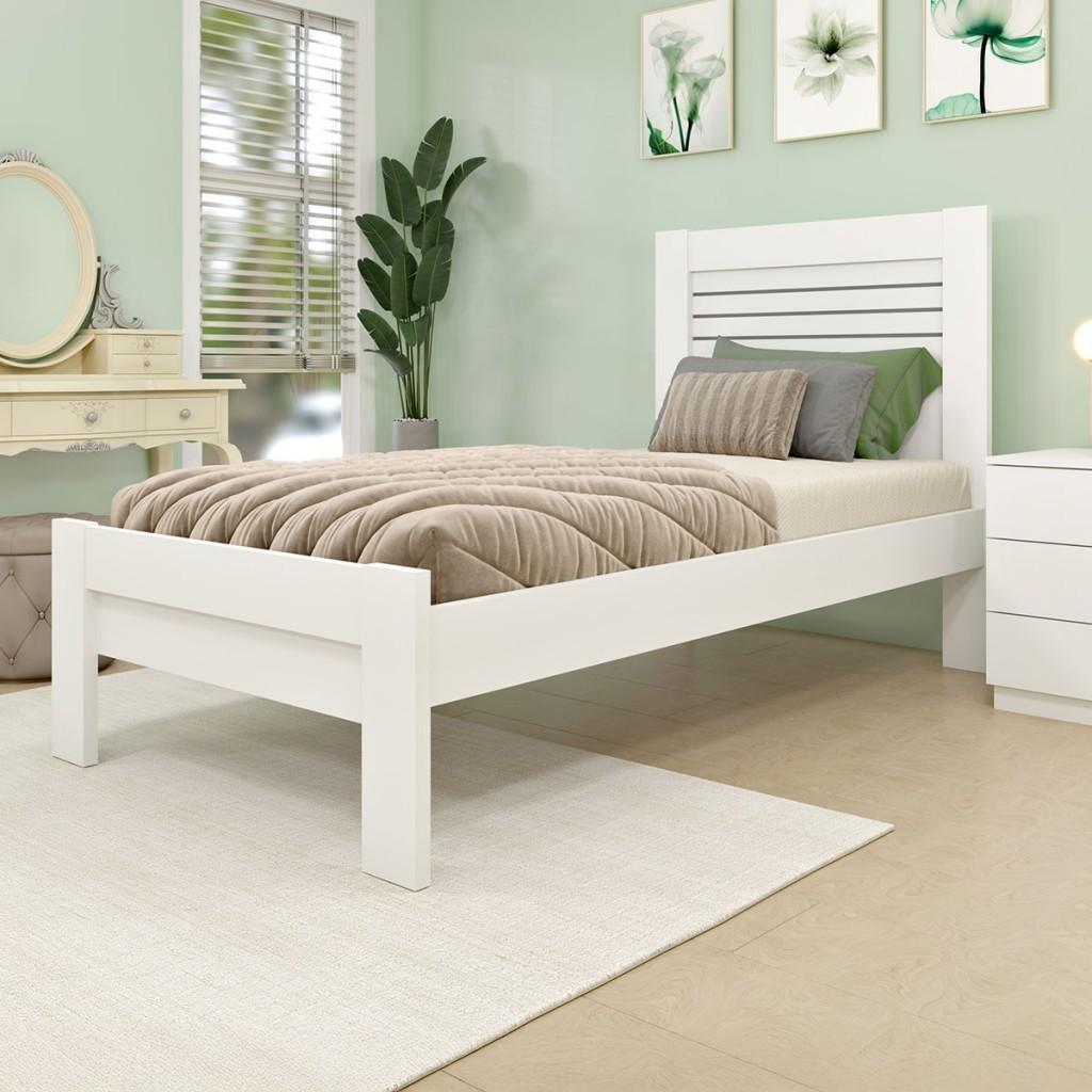 Cama de Solteiro Safira: Conforto e Estilo!