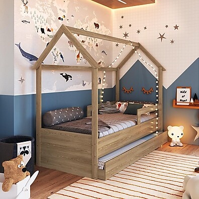 Cama Montessoriana Bicama: Conforto e Segurança!