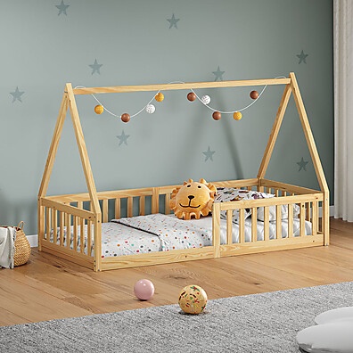 Cama Montessoriana Casinha: Sonhos Seguros!