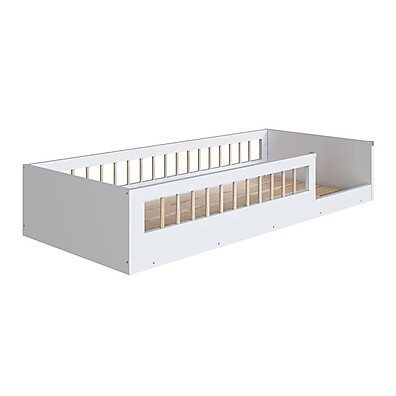 Cama Montessoriana Infantil Solteiro Affetto Branca 188x78cm