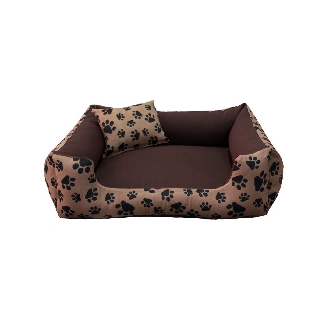 Cama para Cachorro e Gato M: Conforto e Higiene com Zíper e Almofada Lavável