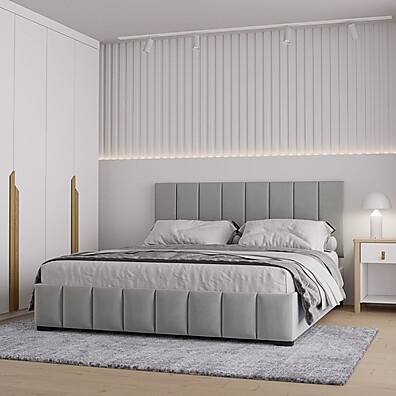 Cama Queen Estofada Uvaia: Conforto e Elegância!