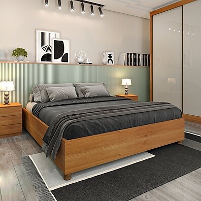 Cama Queen Mônaco: Conforto e Elegância