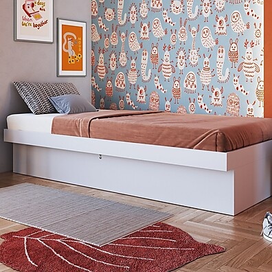 Cama Solteiro Box Baú Bogotá: Otimize Seu Quarto!