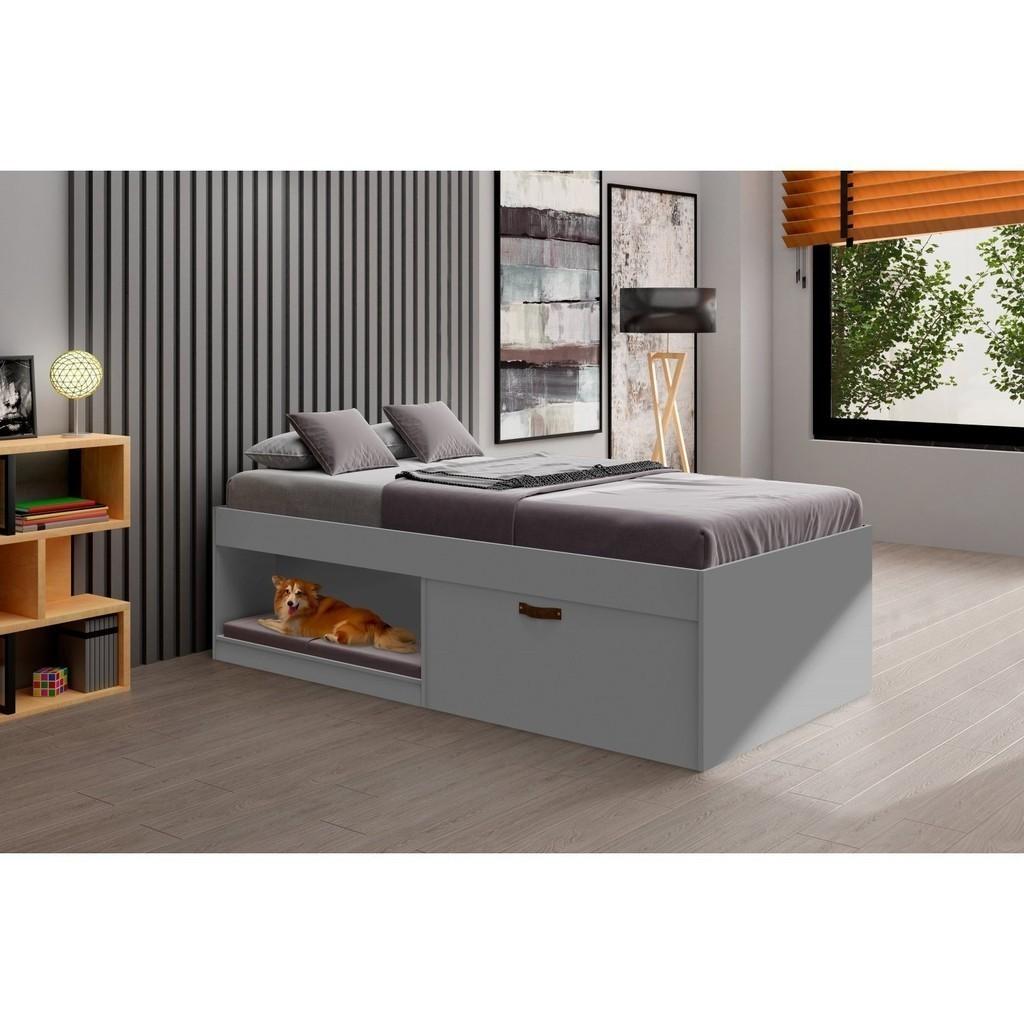 Cama Solteiro Laura Yescasa: Organize e Descanse!