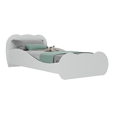 Cama Solteiro MDF 88x188cm Carolina BB2761 – Segurança e Estilo para o Quarto do Seu Filho