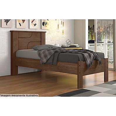 Cama Solteiro Pérola Cacau: Estilo e Conforto para Seu Quarto