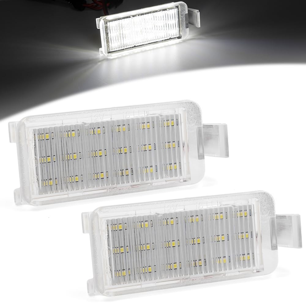 Kit Luz Placa LED Xenon Branco para Chevy Camaro 2010-2013 - Sem Erros, Plug & Play