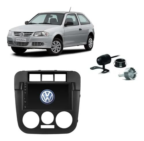 Central Multimídia MP5/MP8 Completa para Gol G4: Moldura, Câmera de Ré e TV Digital