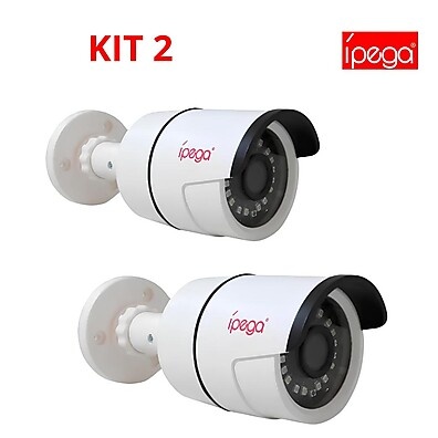 Câmeras de Segurança Externa 720P: Kit Completo Ípega